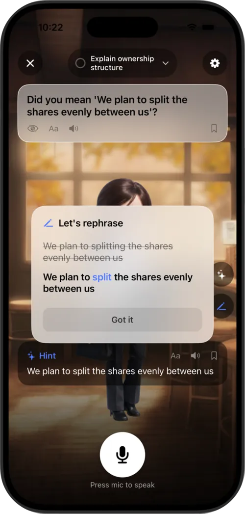 Kango Feedback Screenshot